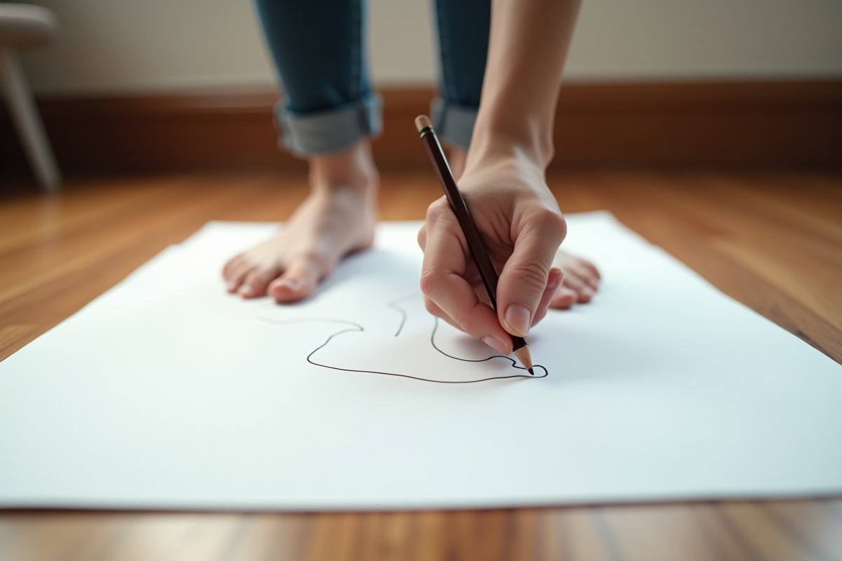 Mesurer la taille du pied sans balance : méthodes et astuces